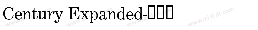 Century Expanded字体转换